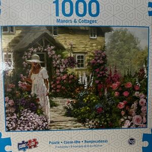 New in box- 1000 piece puzzle “Manors & Cottages”